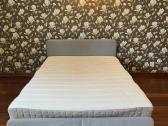 Ikea minkšta dvigulė lova su čiužiniu 140 x 200 cm - nuotraukos Nr. 2