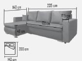 Sofa-lova (kampas) - nuotraukos Nr. 7