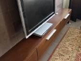 TV pakabinama spintelė naturali wenge faneruotė - nuotraukos Nr. 2