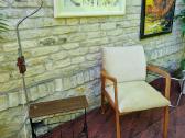 Vintažinis mid century bukmedžio fotelis - nuotraukos Nr. 7