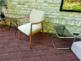 Vintažinis mid century bukmedžio fotelis - nuotraukos Nr. 9