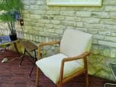 Vintažinis mid century bukmedžio fotelis - nuotraukos Nr. 10