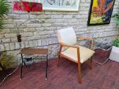 Vintažinis mid century bukmedžio fotelis - nuotraukos Nr. 32