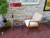 Vintažinis mid century bukmedžio fotelis - nuotraukos Nr. 34