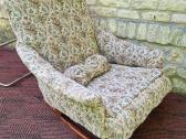Vintažinis mid century supamas fotelis - nuotraukos Nr. 12