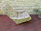 Vintažinis mid century supamas fotelis - nuotraukos Nr. 16