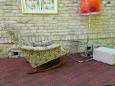 Vintažinis mid century supamas fotelis - nuotraukos Nr. 19