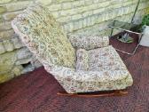 Vintažinis mid century supamas fotelis - nuotraukos Nr. 21