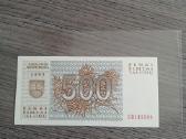 500 talonų 1993 metų Unc. - nuotraukos Nr. 2