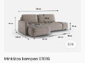 Dvi savaites naudota sofa-lova - nuotraukos Nr. 5