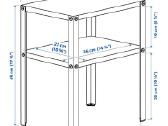 Ikea metalinis staliukas - nuotraukos Nr. 2