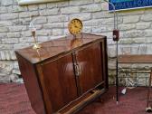 Vintažinė mid century raudonmedžio spintelė - nuotraukos Nr. 23