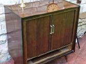 Vintažinė mid century raudonmedžio spintelė - nuotraukos Nr. 35
