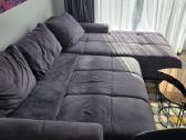 Kampinė sofa su išskleidžiama dalim - nuotraukos Nr. 6