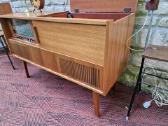Vintažinis mid century tikmedžio audiocentras Saba - nuotraukos Nr. 10
