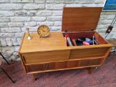 Vintažinis mid century tikmedžio audiocentras Saba - nuotraukos Nr. 15