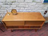 Vintažinis mid century tikmedžio audiocentras Saba - nuotraukos Nr. 16