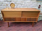 Vintažinis mid century tikmedžio audiocentras Saba - nuotraukos Nr. 18