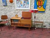 Vintažinis mid century tikmedžio audiocentras Saba - nuotraukos Nr. 33