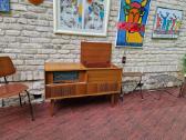 Vintažinis mid century tikmedžio audiocentras Saba - nuotraukos Nr. 36