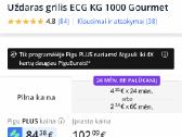 Elektrinis kontaktinis grilius Ecg Kg 1000 Gourme - nuotraukos Nr. 7