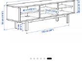 Ikea Stockholm TV komoda - nuotraukos Nr. 7