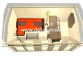 Medinis sodo namelis „figo“ 480300 cm, 40 mm - nuotraukos Nr. 2