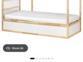 Vaikiška dvipusė lova Ikea su priedais dovanų - nuotraukos Nr. 6