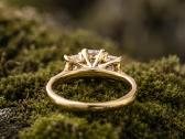 14 Kt geltono aukso žiedas su deimantais 2.13 ct - nuotraukos Nr. 2