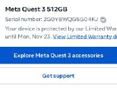 Meta Quest 3 512gb Oculus Vr 1600€ žaidimų - nuotraukos Nr. 10