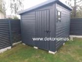 Karkasinis medinis sandėliukas 3x2 m - nuotraukos Nr. 2