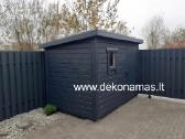 Karkasinis medinis sandėliukas 3x2 m - nuotraukos Nr. 2