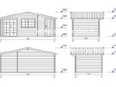 Medinis sodo namelis „Minero Plus“600x300 cm,40mm - nuotraukos Nr. 5