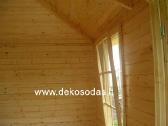 Kampinis medinis sodo namelis 28 mm, 260x260 cm - nuotraukos Nr. 6