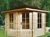 Kampinis medinis sodo namelis 28 mm, 260x260 cm - nuotraukos Nr. 8