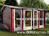 Medinis sodo namelis „trend“ 40 mm, 390x390 cm –e - nuotraukos Nr. 7
