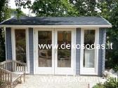 Medinis sodo namelis „trend“ 40 mm, 390x390 cm –e - nuotraukos Nr. 4
