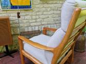 Prabangūs mid century tikmedžio masyvo foteliai - nuotraukos Nr. 16