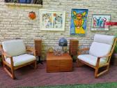 Vintažinis mid century tiko konsolinis staliukas - nuotraukos Nr. 10
