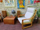 Vintažinis mid century tiko konsolinis staliukas - nuotraukos Nr. 12