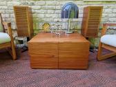 Vintažinis mid century tiko konsolinis staliukas - nuotraukos Nr. 13