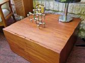 Vintažinis mid century tiko konsolinis staliukas - nuotraukos Nr. 16