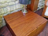 Vintažinis mid century tiko konsolinis staliukas - nuotraukos Nr. 28