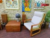 Vintažinis mid century tiko konsolinis staliukas - nuotraukos Nr. 35
