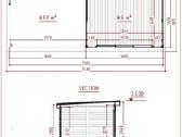 Medinis sodo namelis „bordo“ 28 mm, 360x240 cm - nuotraukos Nr. 5
