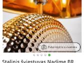 Stalinis šviestuvas Nadime Br vario/aukso 55/42/30 - nuotraukos Nr. 2