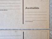 Vintage atvirlaiškiai, 4 vnt. - nuotraukos Nr. 4