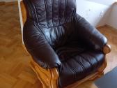 Odinė sofa odiniai foteliai 3+1+1 - nuotraukos Nr. 3