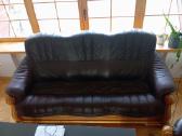 Odinė sofa odiniai foteliai 3+1+1 - nuotraukos Nr. 4