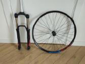 Orinė šakė Rockshox Recon Silver Rl 150mm + ratas - nuotraukos Nr. 6